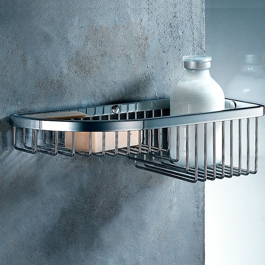 Фото Полка Colombo Angolari B9608.CR подвесная хром глянец