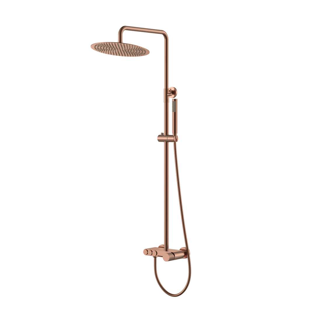 Фото Душевая стойка Boheme Stick 128-CB.2 cooper brushed, медь матовая