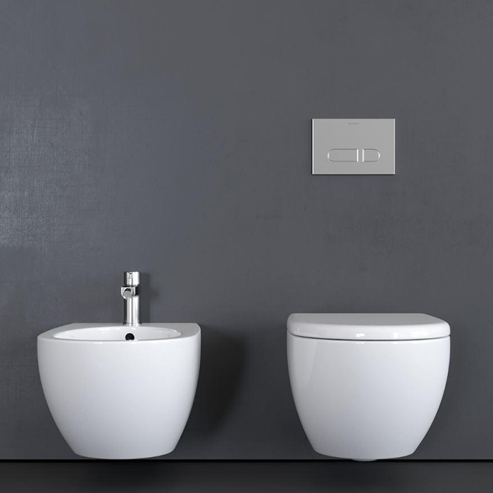 Фото Унитаз подвесной Duravit Architec 45720900A1, с сиденьем с микролифтом, белый глянцевый