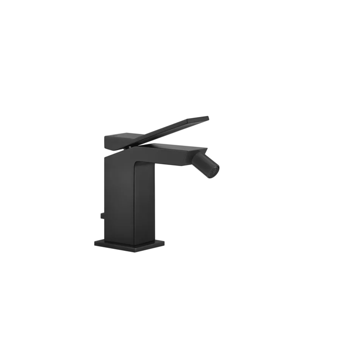 Фото Смеситель Gessi Rettangolo K 53007#299 для биде с донным клапаном, черный матовый