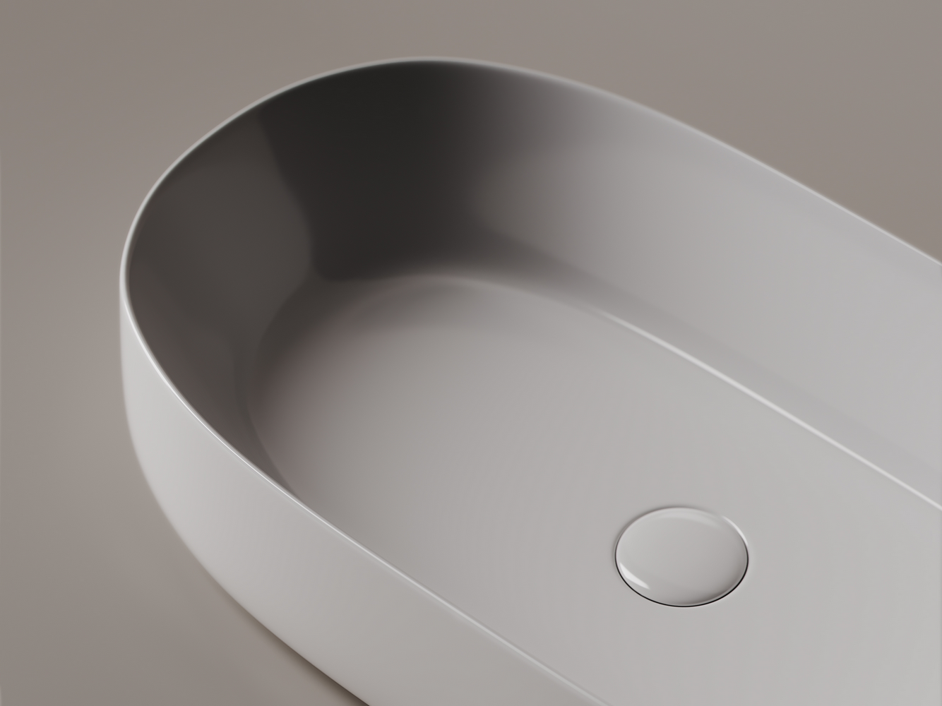 Фото Раковина Ceramicanova Element CN5022 накладная 66,5 × 35 × 14 см, белый глянцевый