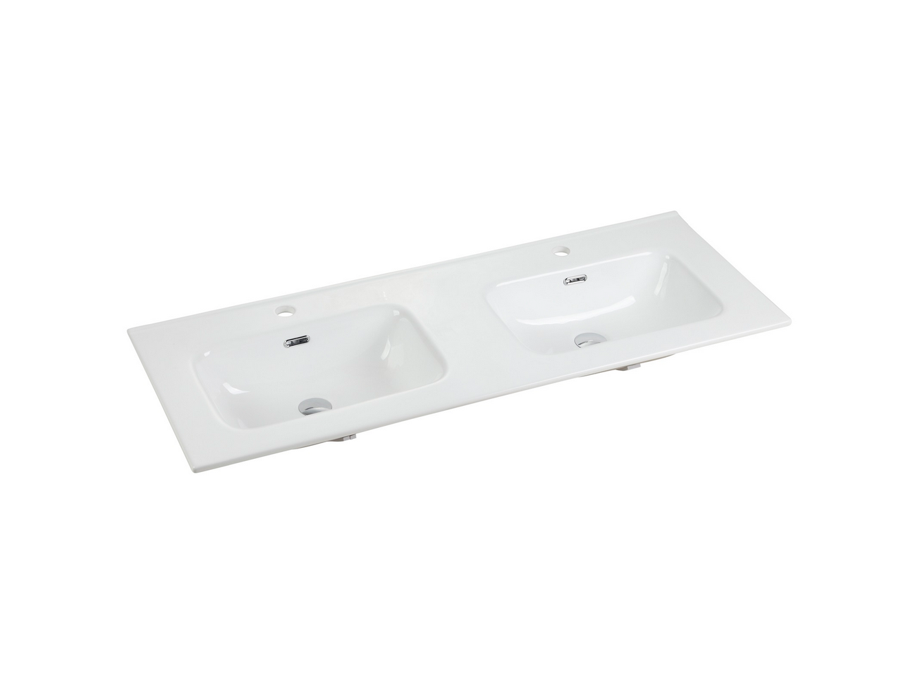Фото Раковина Ceramicanova Element CN7004 мебельная 121 × 46,5 × 18 см, белый глянцевый