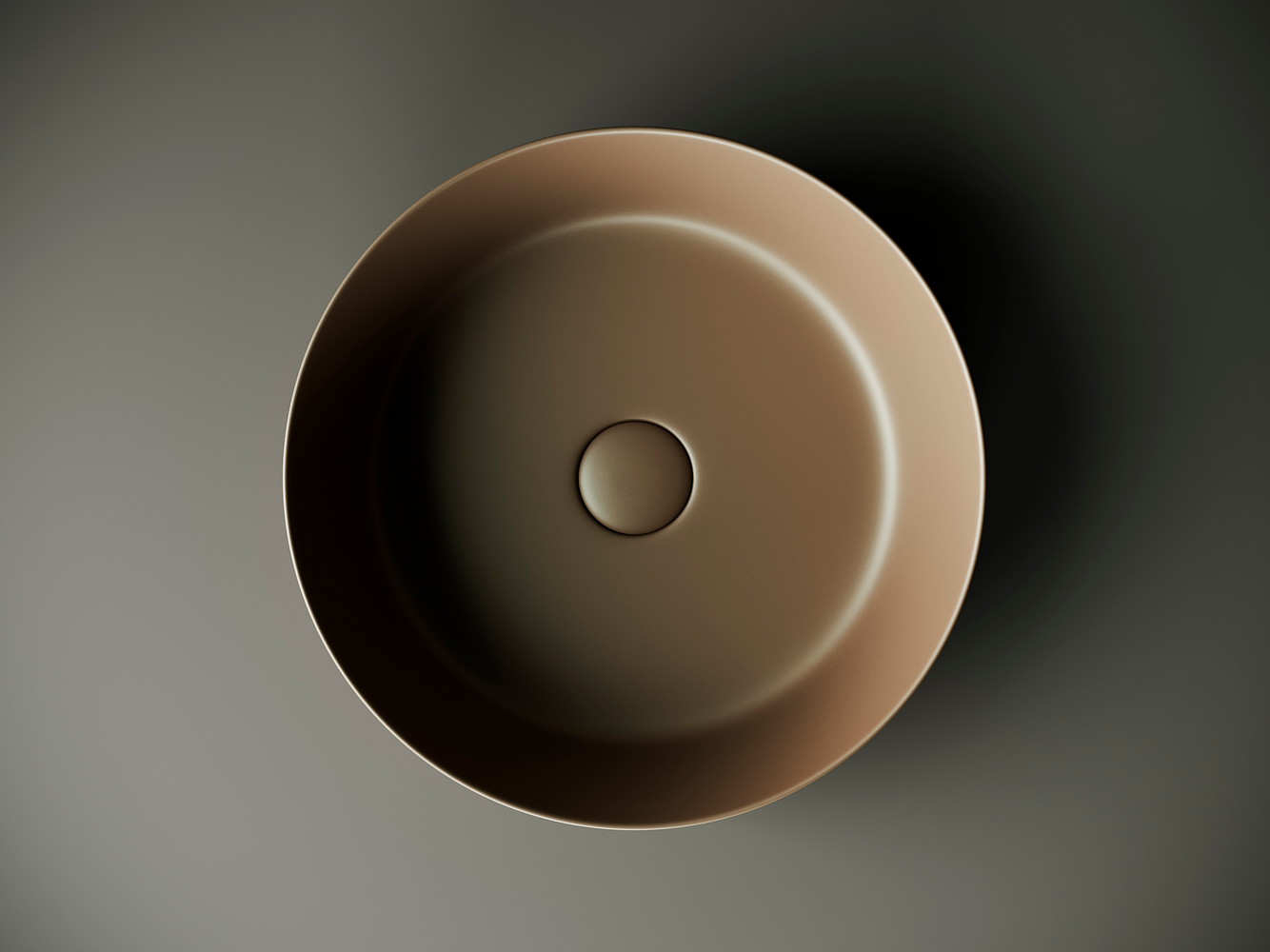 Фото Раковина Ceramicanova Element CN6022MDB накладная 39 × 39 × 12 см, темно-коричневый матовый