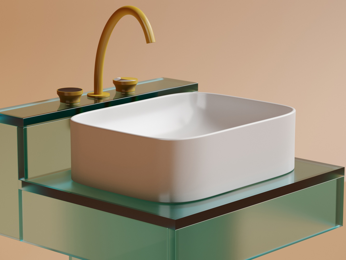Фото Раковина Ceramicanova Element CN6052MW накладная 50,5 × 38 × 15 см, белый матовый