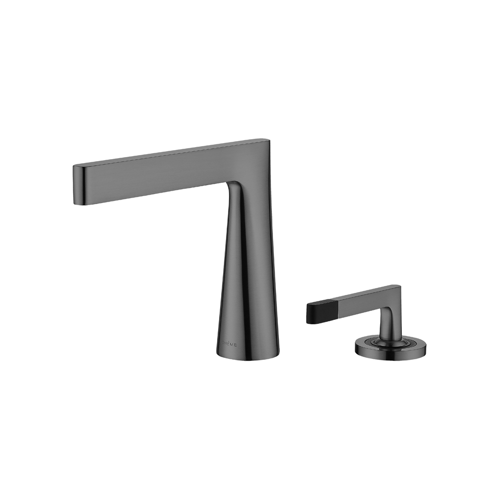 Фото Смеситель для раковины Boheme Duo 161-GM gun metal, графит матовый