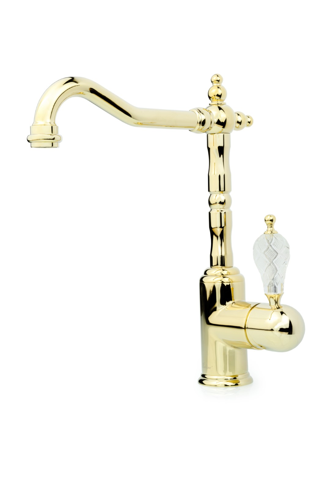 Фото Смеситель для кухни Boheme Tradizionale 102-CRST золото