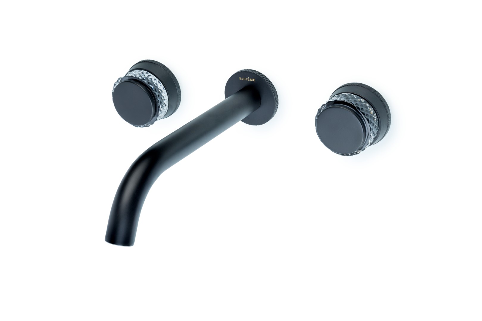 Фото Смеситель для раковины Boheme Aura 152-2-B-A черный