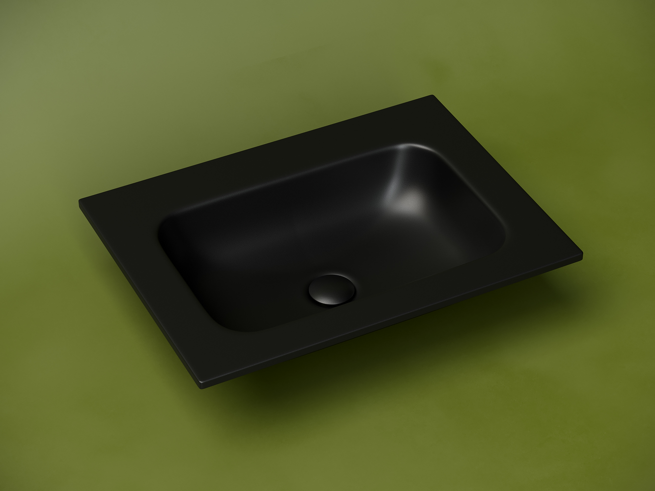 Фото Раковина Ceramicanova Grace CN7011MBwx мебельная 61 × 45,7 × 13,7 см, черный матовый