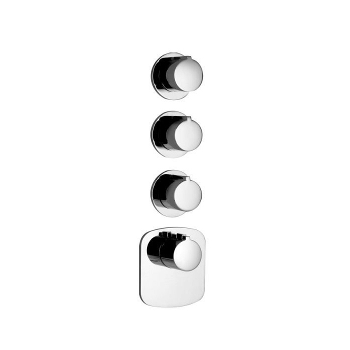 Фото Смеситель Gessi Tondo 43236#031 для душа термостат, хром
