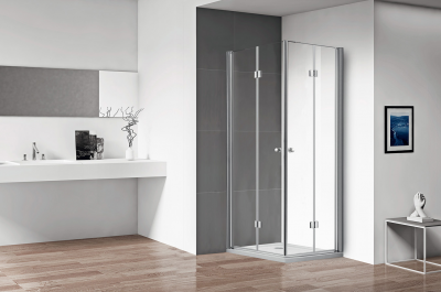 Фото Душевой уголок CEZARES ECO-O-ASH-2-80/100-C-Cr
