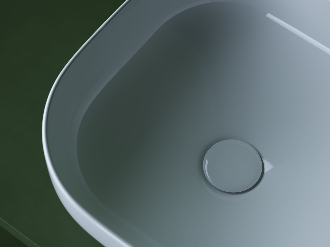 Фото Раковина Ceramicanova Element CN5032 накладная 38 × 38 × 15 см, белый глянцевый