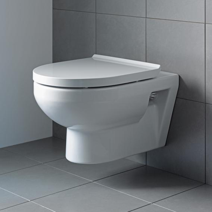 Фото Унитаз подвесной Duravit DuraStyle 45620900A1, безободковый, с сиденьем с микролифтом, белый глянцевый