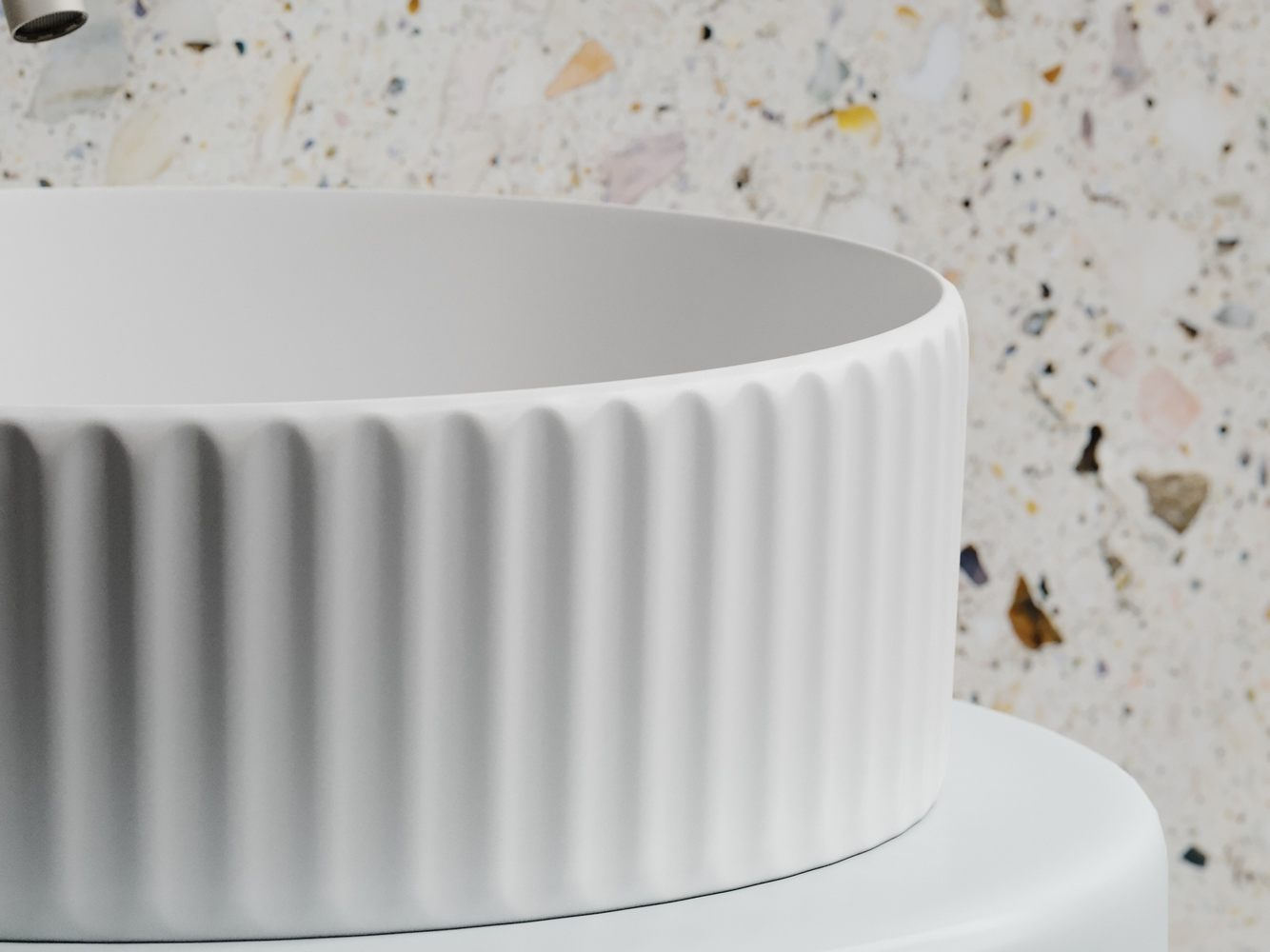 Фото Раковина Ceramicanova Element CN6057MW накладная 36 × 36 × 11,5 см, белый матовый