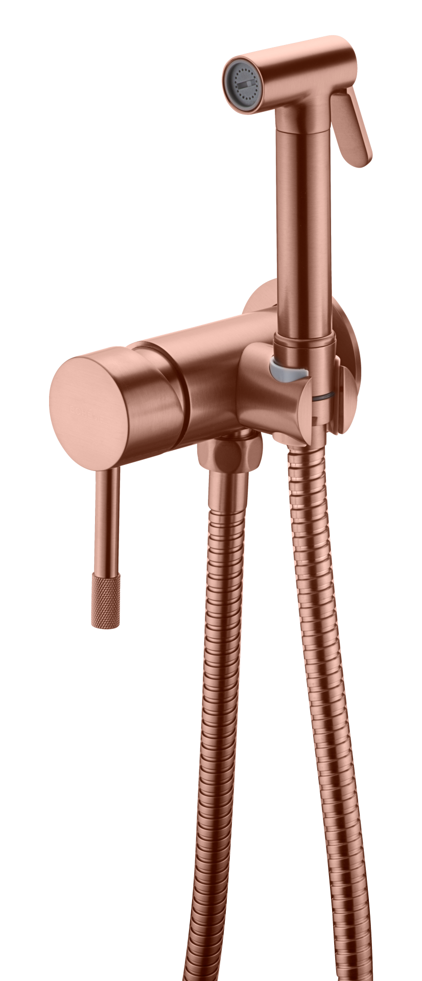 Фото Гигиенический душ Boheme Uno 467-BRB со смесителем бронза браш