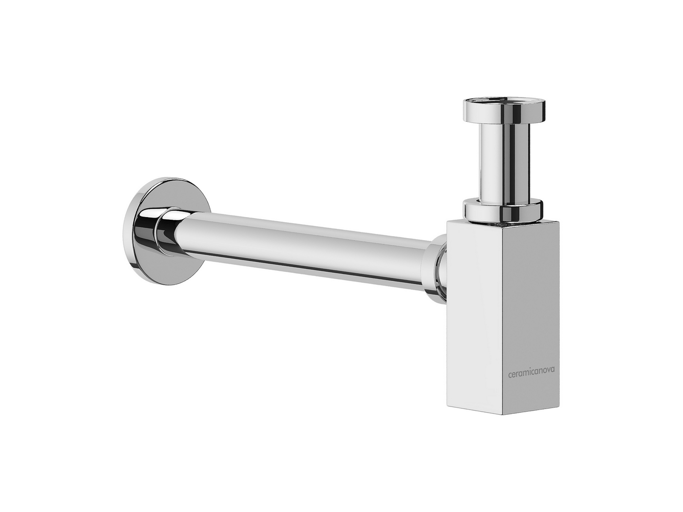 Фото Сифон Ceramicanova 70002CH для раковины бутылочный, хром глянцевый