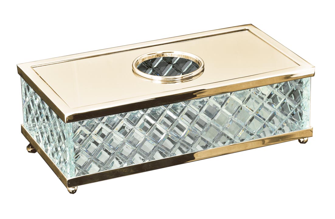 Фото Салфетница Boheme Murano Cristal 10232 золото