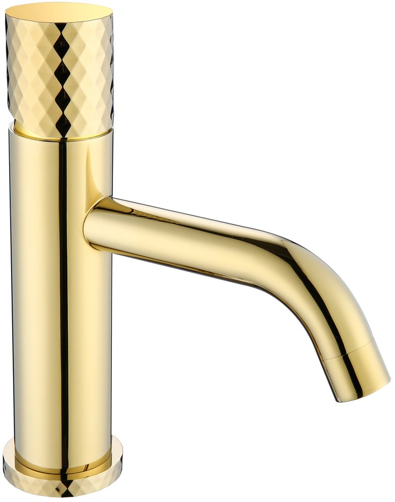 Фото Смеситель для раковины Boheme Stick 121-GG золото