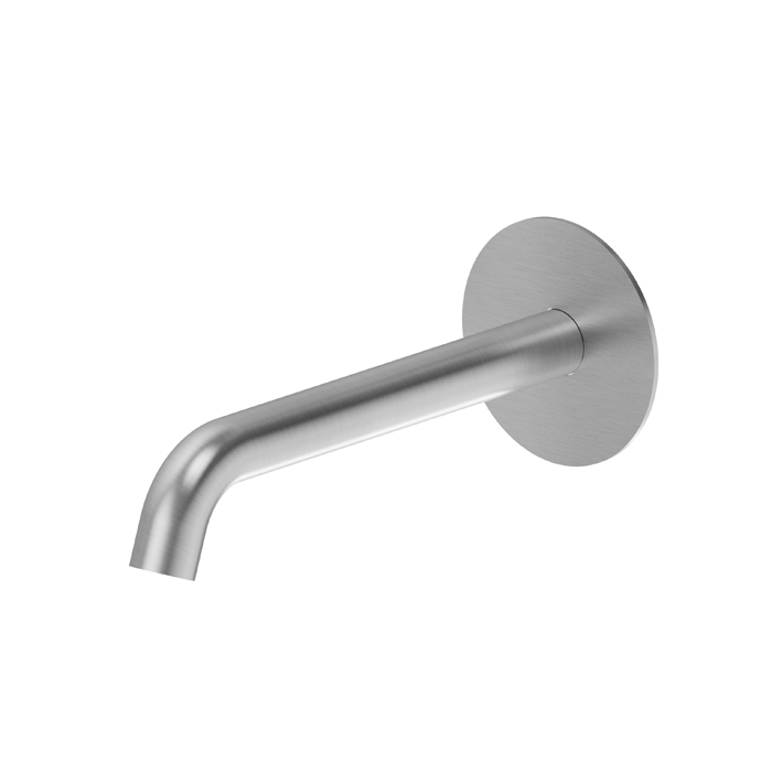 Фото Излив Newform X-Steel 316 29499X.50.050 для раковины L 18 см, нержавеющая сталь браш