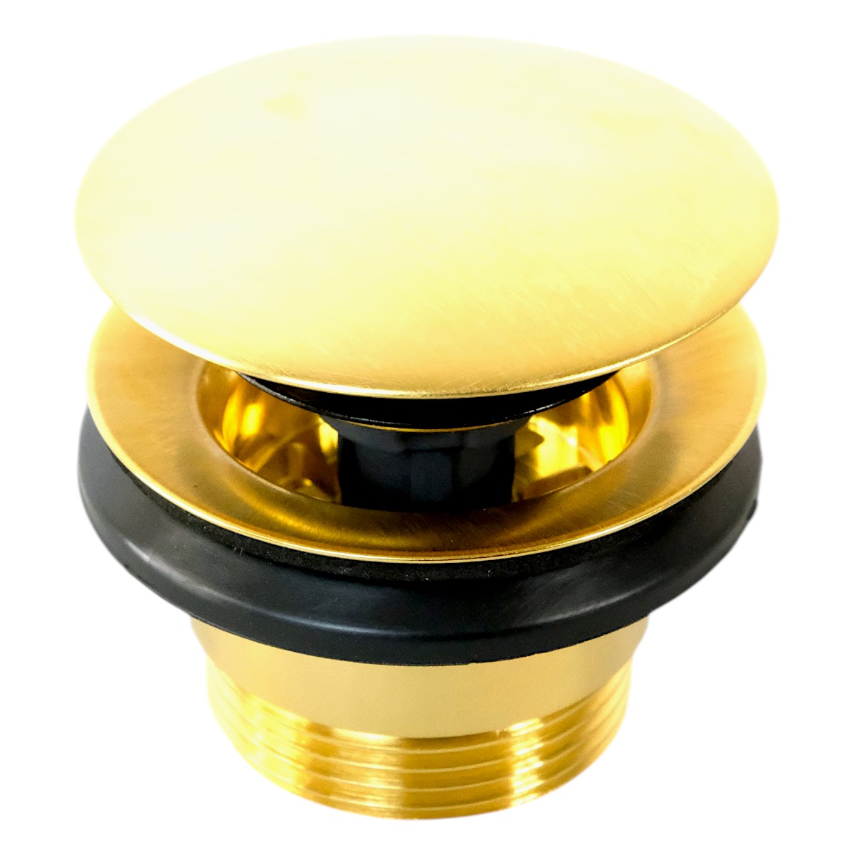 Фото Смеситель для раковины Migliore Atelier 33126 с донным клапаном, золото брашированное