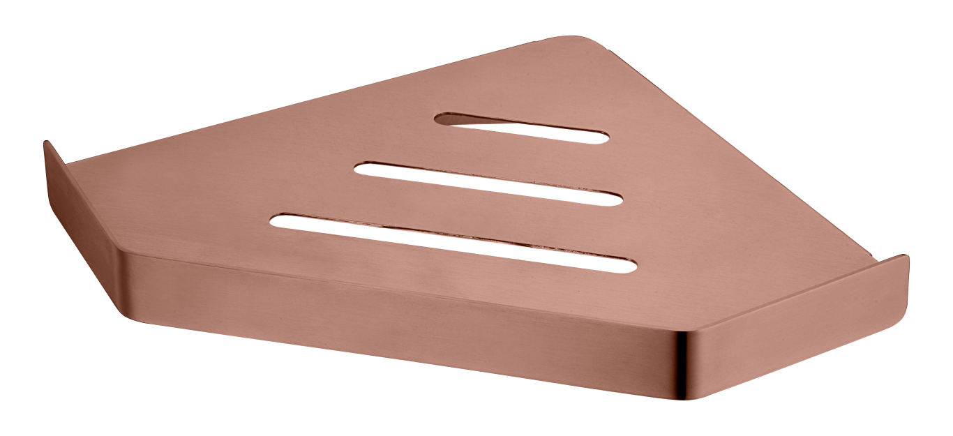 Фото Угловая полка Boheme New Venturo 10318-BRB бронза браш 17,5х17,5 см