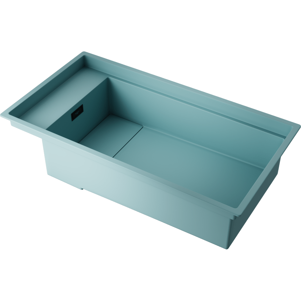 Фото Кухонная мойка Omoikiri Kinaru Pro 86-U/I-AZ 4993028 azur blue