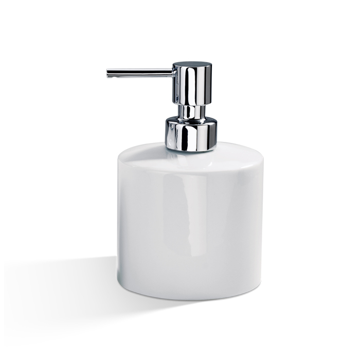 Фото Дозатор Decor Walther Porzellan 0844100 настольный, белый/хром
