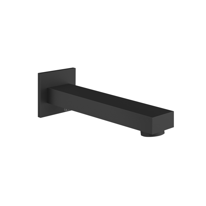 Фото Излив Gessi Inverso Rigato 73103#299 для ванны черный матовый