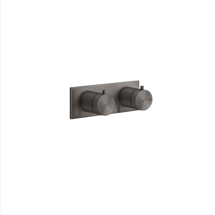 Фото Смеситель Gessi Gessi316 54034#707 для душа термостат, черный хром браш pvd