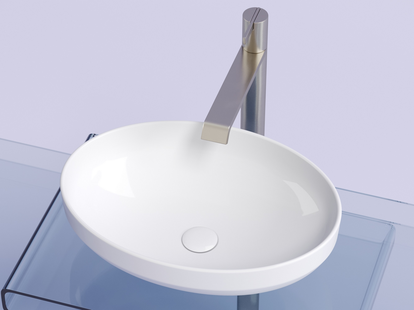 Фото Раковина Ceramicanova Element CN6056 накладная 50,2 × 36,3 × 14,5 см, белый глянцевый