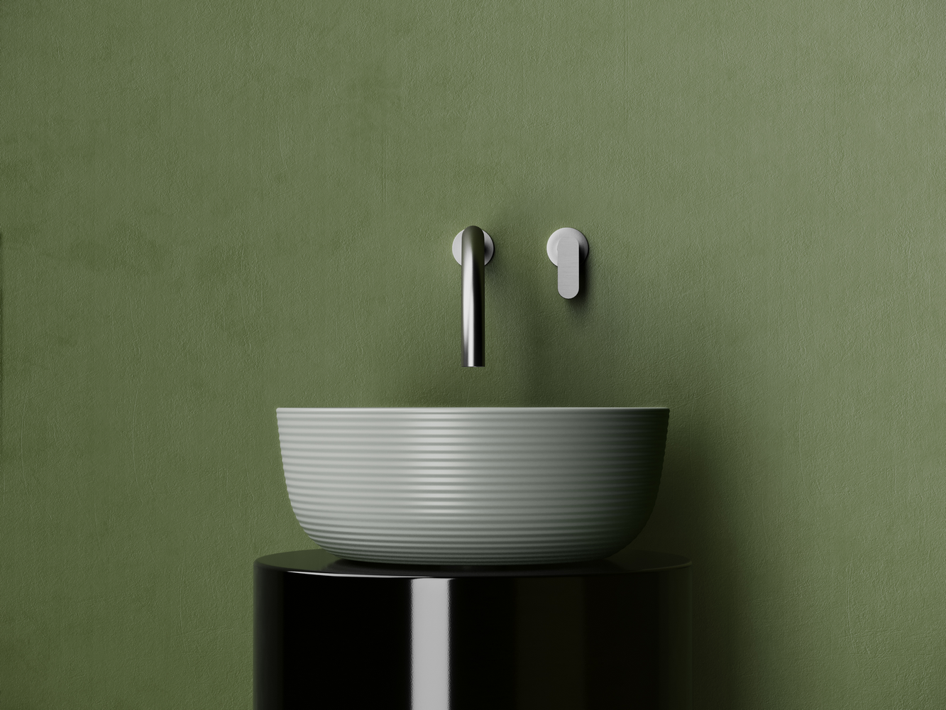 Фото Раковина Ceramicanova Element CN6073MH накладная 35,6 × 35,6 × 13,5 см, антрацит матовый
