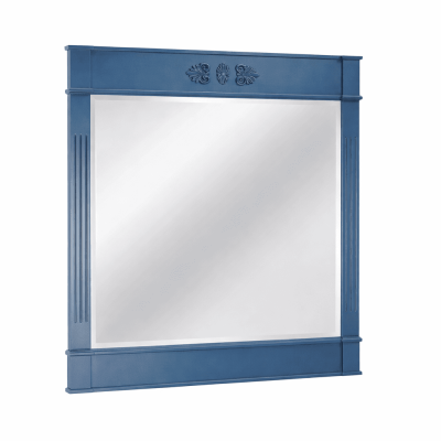 Фото Зеркало Migliore Kantri 26740 цвет Blue Patinato 112xH110 см