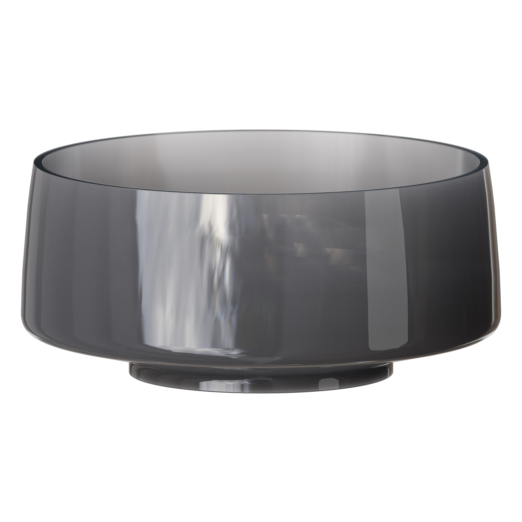 Фото Раковина Boheme Glow Smoke 810-GS-L накладная круглая 40 см, Luna (дымчато-серый)