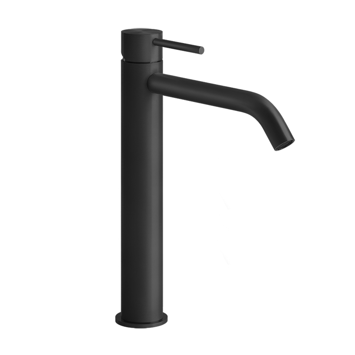 Фото Смеситель Gessi Flessa 54006#299 для раковины, черный матовый