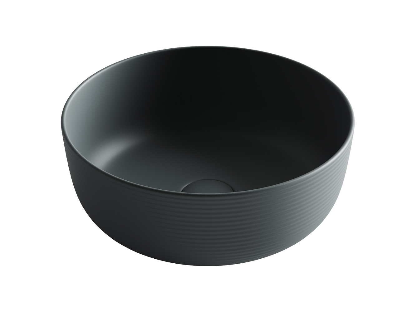 Фото Раковина Ceramicanova Element CN6073MDH накладная 35,6 × 35,6 × 13,5 см, темный антрацит матовый