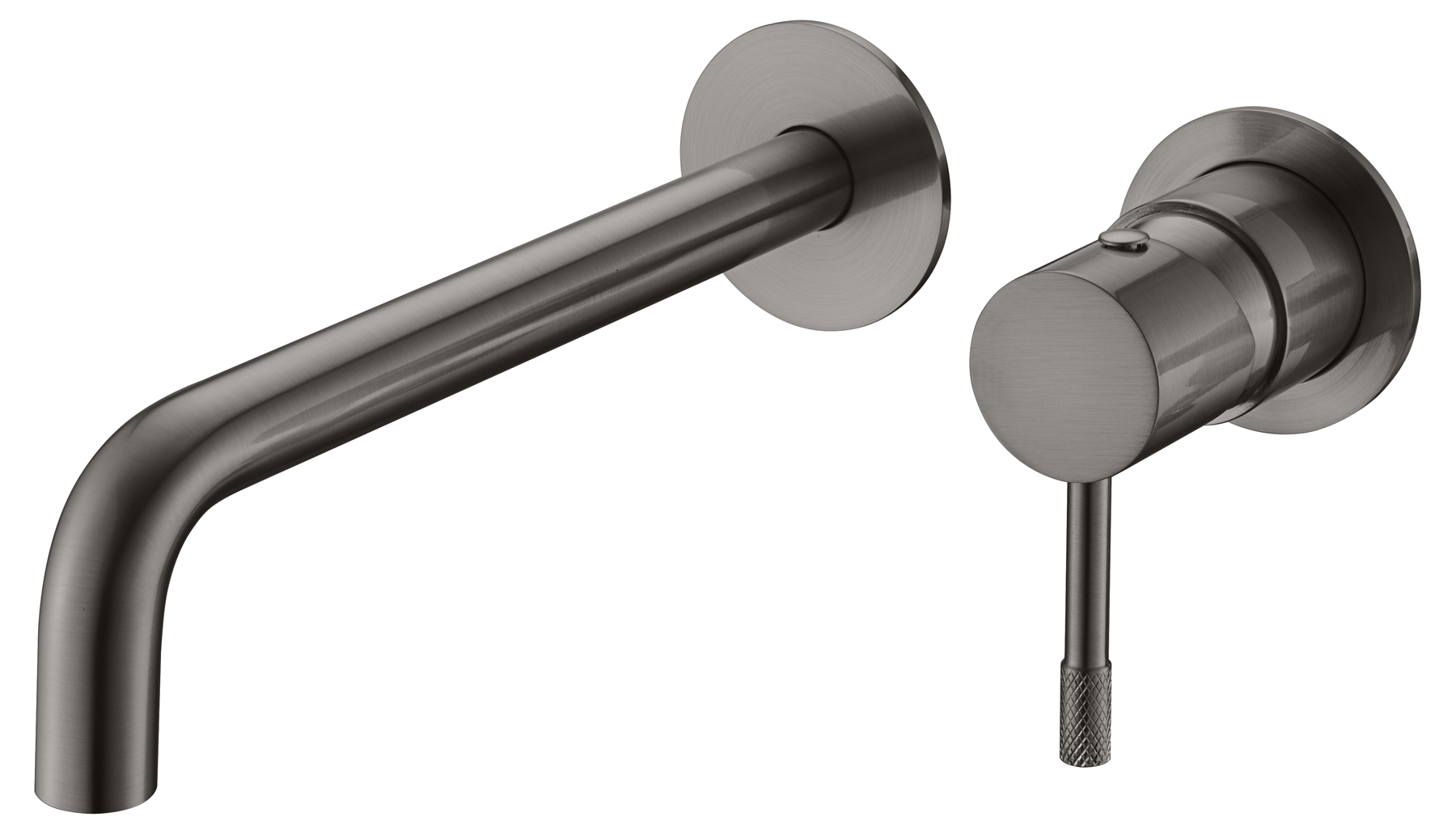 Фото Смеситель для раковины Boheme Uno 465-GM gun metal, графит матовый