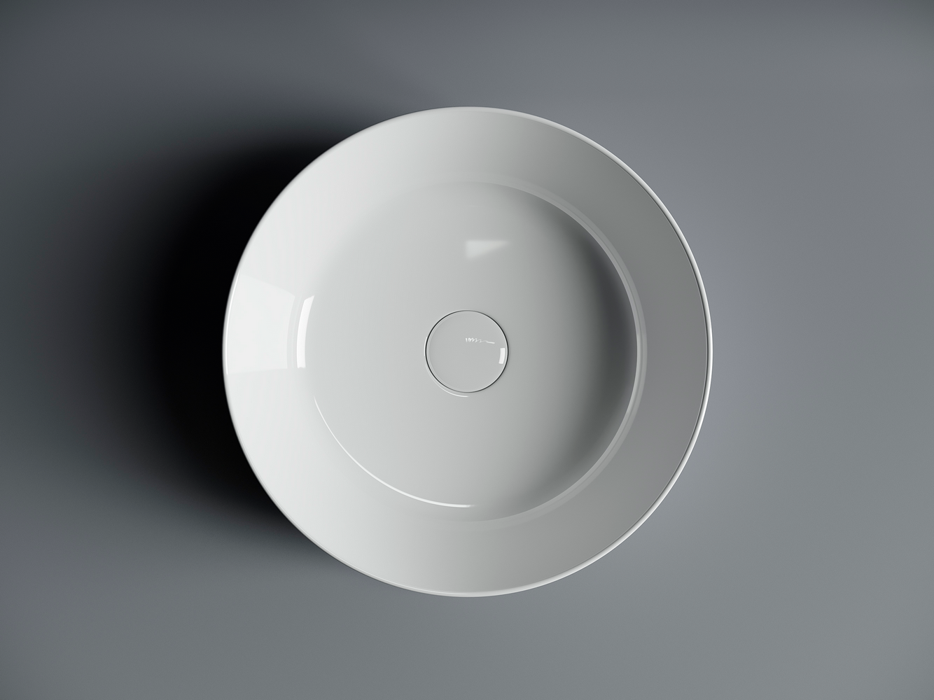 Фото Раковина Ceramicanova Element CN6020 накладная 38 × 38 × 11 см, белый глянцевый