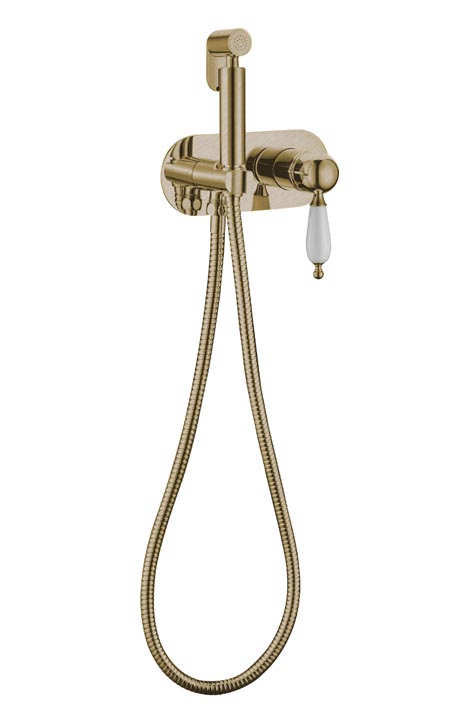 Фото Гигиенический душ Boheme Medici 424 со смесителем бронза