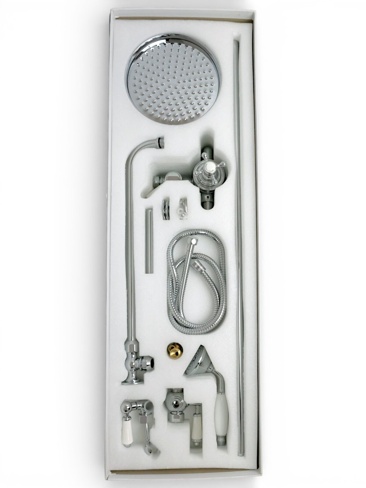 Фото Душевая стойка Migliore King 32878 с термостатом, хром глянец