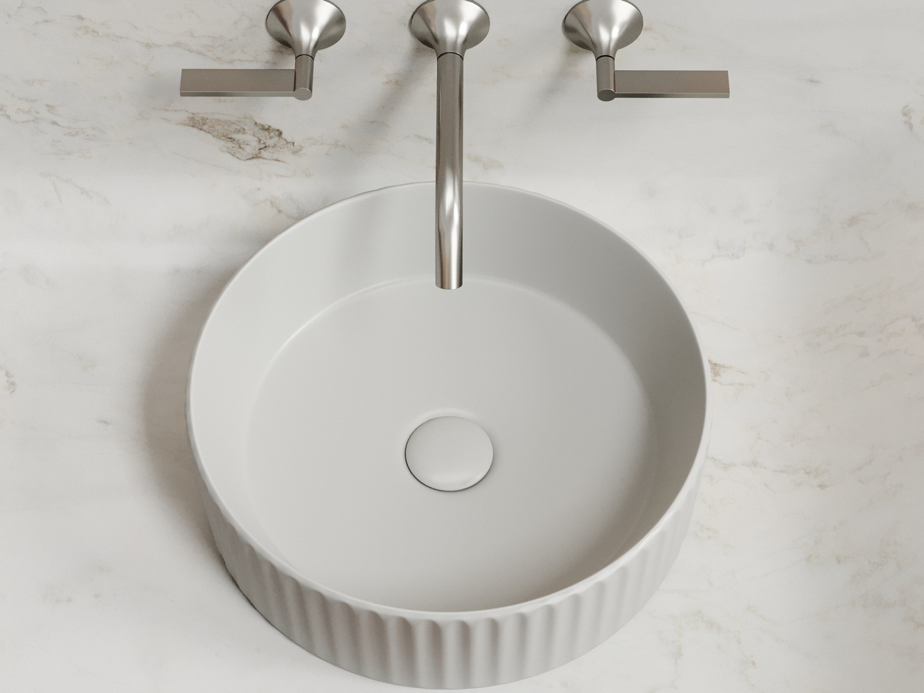 Фото Раковина Ceramicanova Element CN6057MSG накладная 36 × 36 × 11,5 см, серый матовый