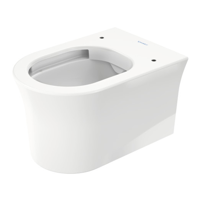 Фото Унитаз подвесной Duravit White Tulip 2576092000, безободковый, без сиденья, белый глянцевый