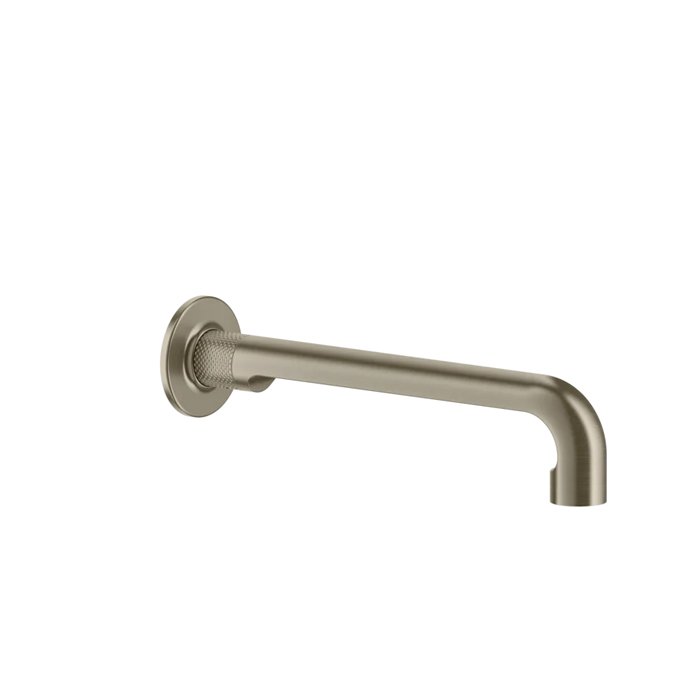 Фото Излив Gessi Inciso 58101#149 настенный никель браш