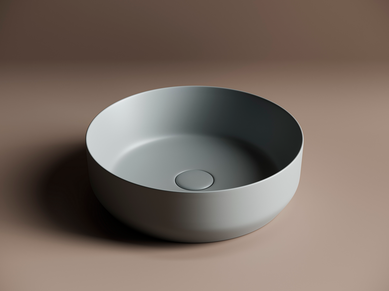 Фото Раковина Ceramicanova Element CN6022MH накладная 39 × 39 × 12 см, антрацит матовый
