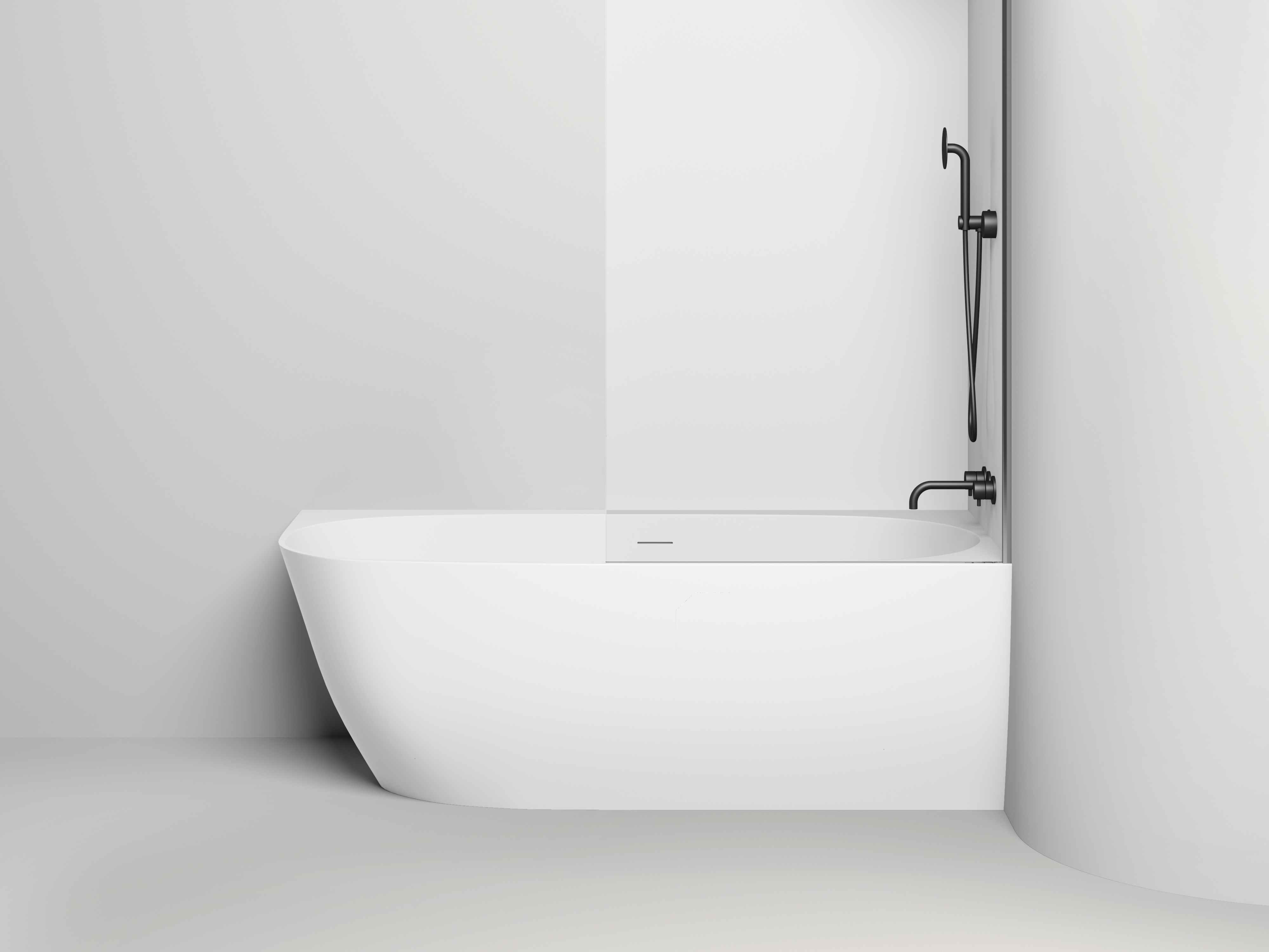 Фото Ванна Salini Sofia Corner R 170x85 102524MF угловая покраска по RAL матовая