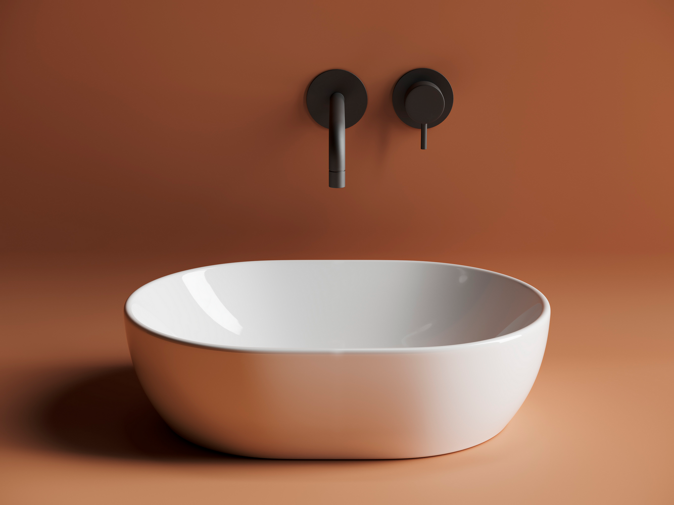 Фото Раковина Ceramicanova Element CN6019 накладная 48 × 35 × 14 см, белый глянцевый