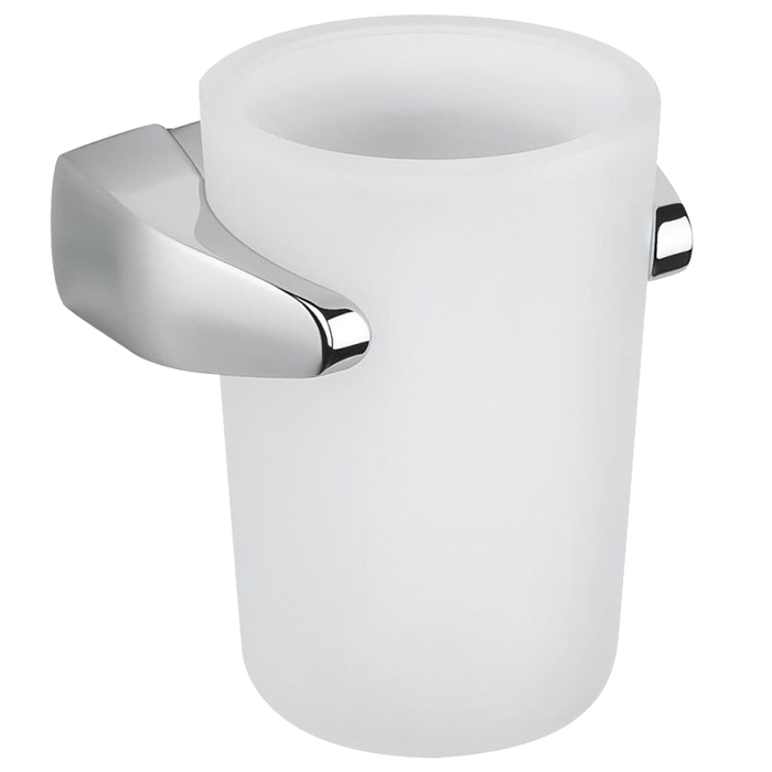 Фото Стакан Colombo Road B8002.CR-VAN подвесной хром глянец/стекло матовое