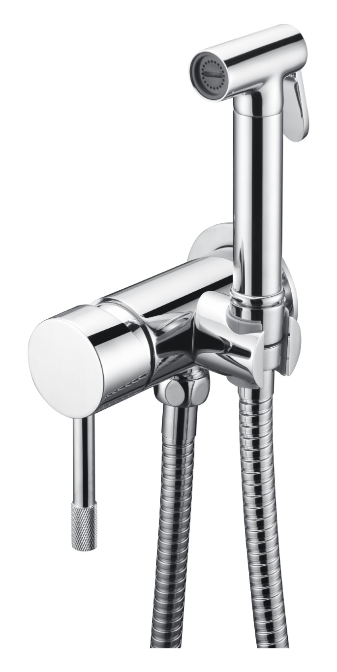 Фото Гигиенический душ Boheme Uno 467-CR со смесителем хром глянец