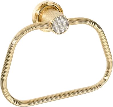 Фото Кольцо Boheme Royal Cristal 10925-G для полотенец золото