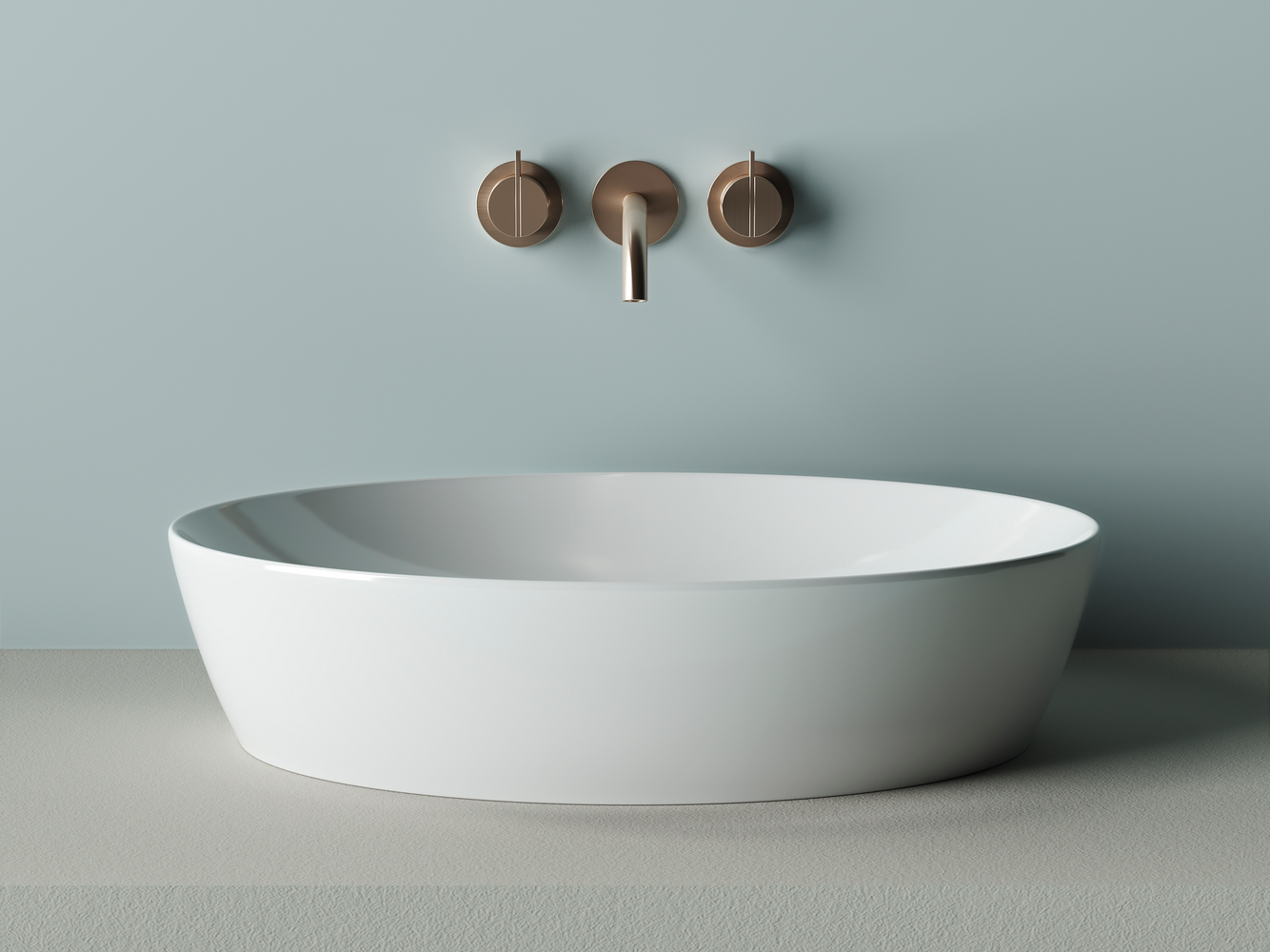 Фото Раковина Ceramicanova Element CN5018 накладная 62,5 × 42 × 14,5 см, белый глянцевый
