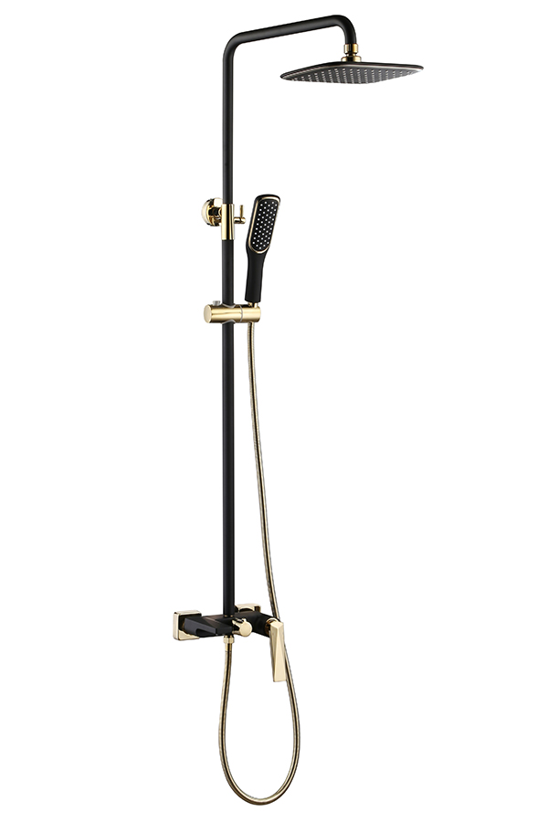 Фото Душевая стойка Boheme Venturo 388-B черный матовый