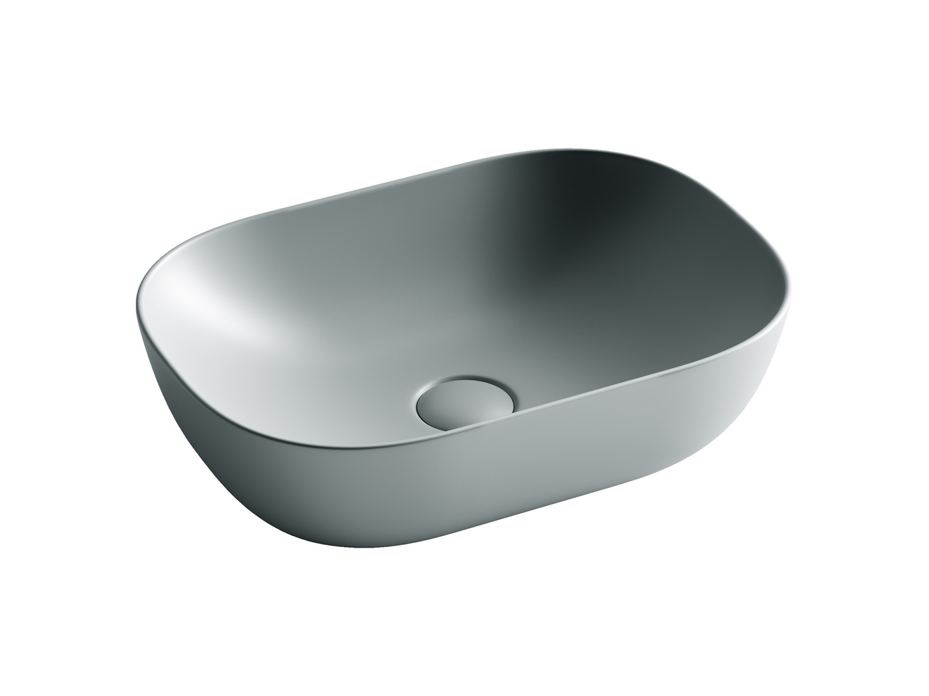 Фото Раковина Ceramicanova Element CN6009MH накладная 46 × 33 × 13,5 см, антрацит матовый